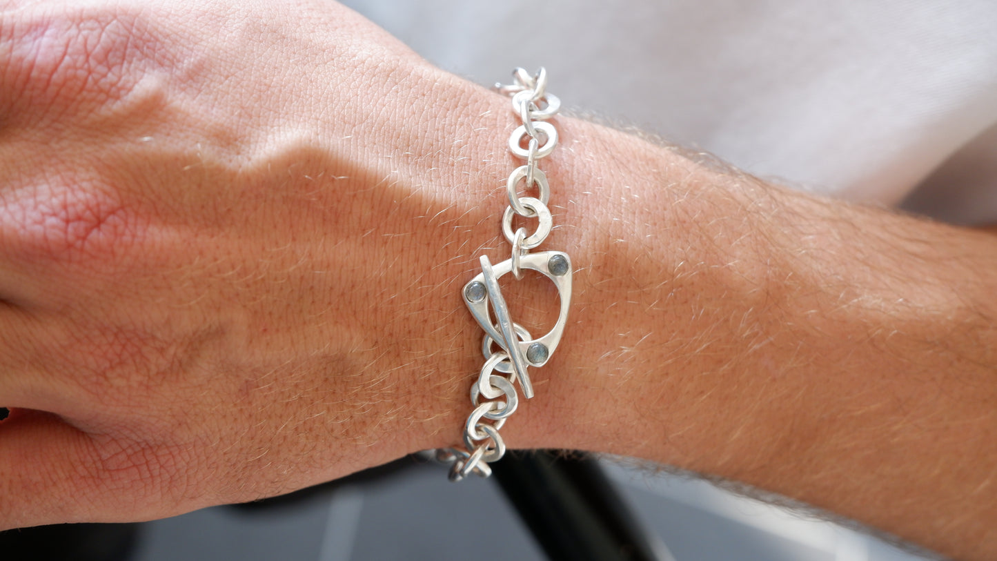 Custom Labradorite Stone Bracelet