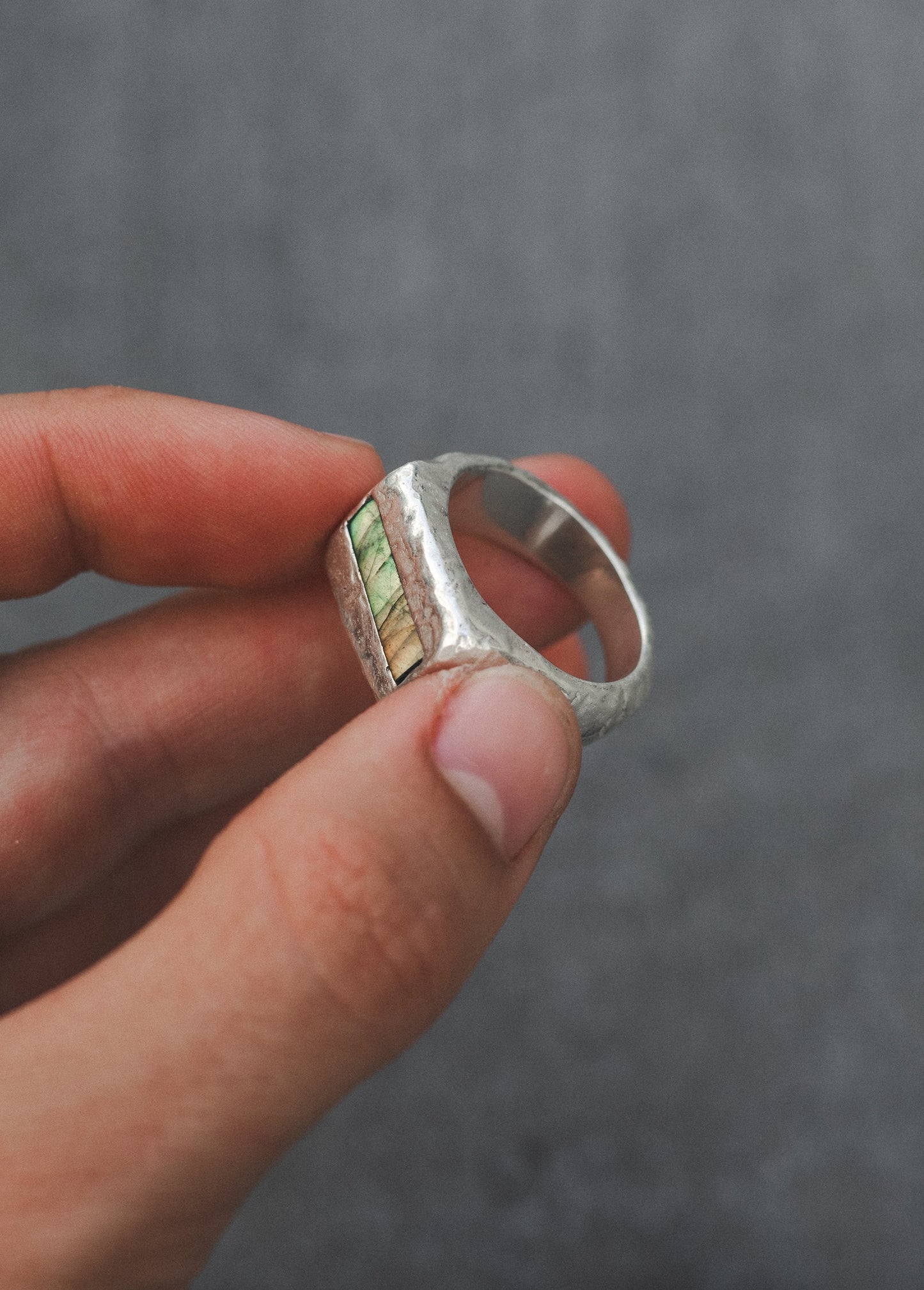 ALBI 925 silver with Labradorite Stone