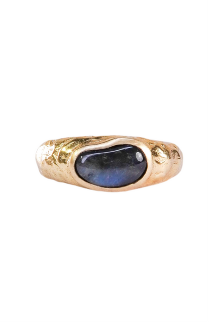 JARA Gold plate 925 with Labradorite stone
