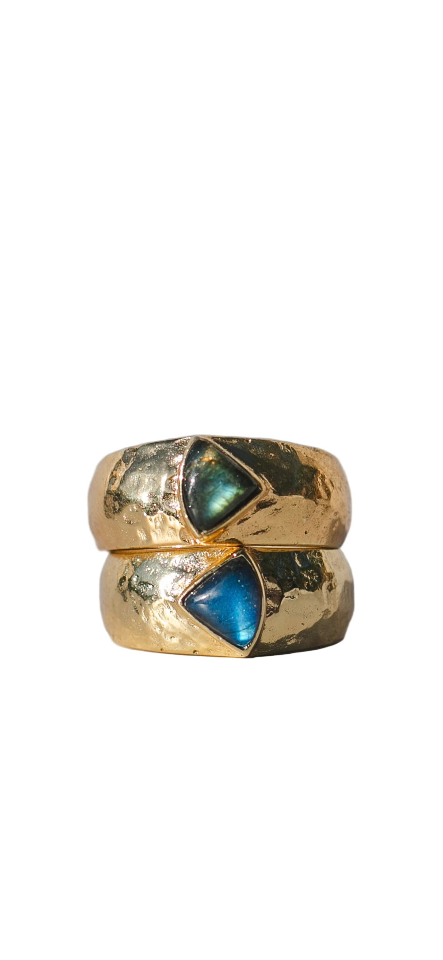 Miri gold with labradorite stone